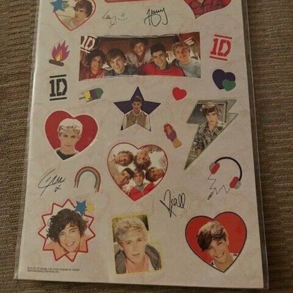 1D ONE DIRECTION 25 Collector Stickers with Liam Harry Niall Zayn Louis NIP Rare - Picture 3 of 5